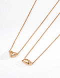 18K Gold Heart Pendant Necklace